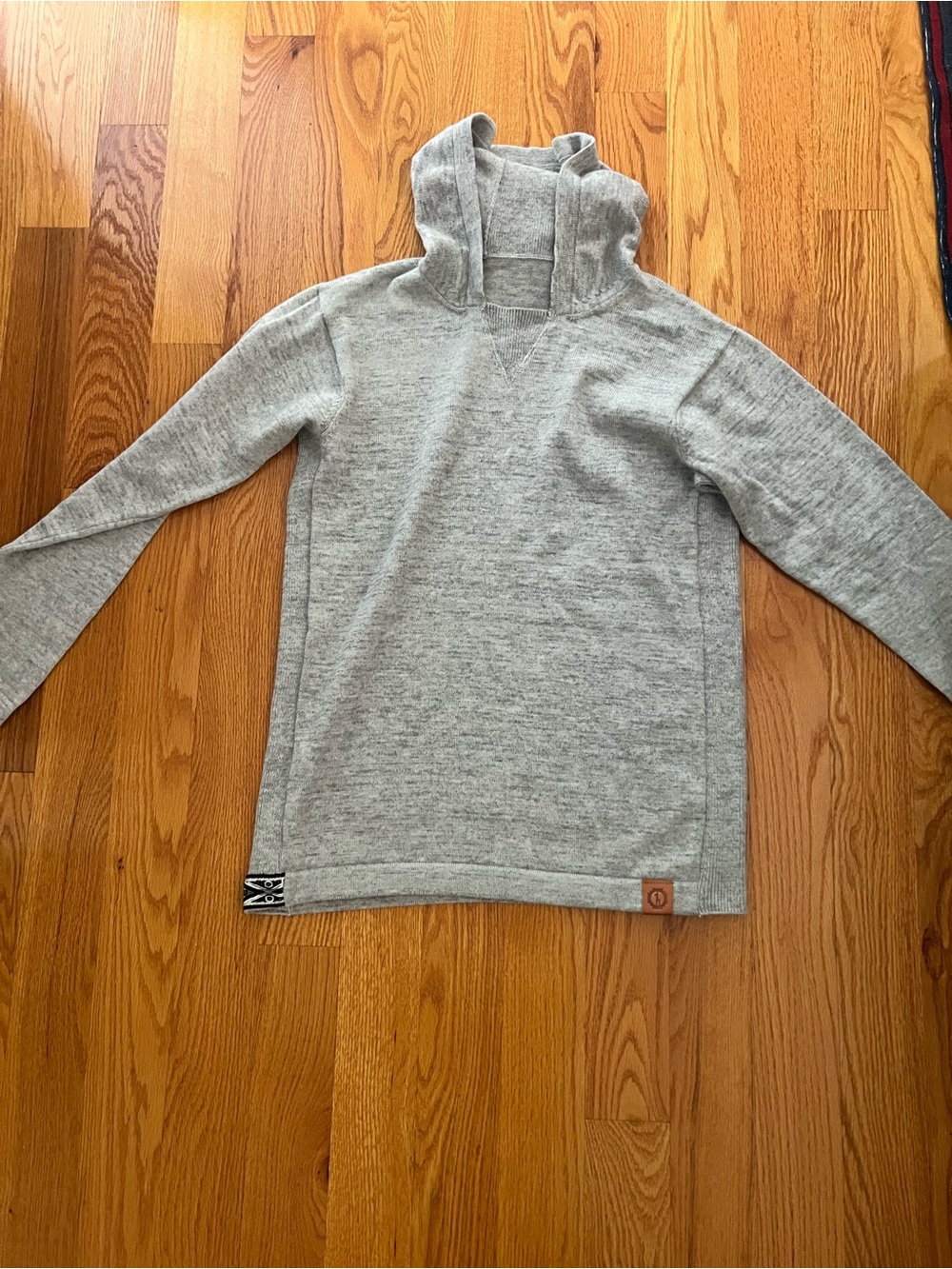 Unisex PAKA Knit Pullover Hoodie Sweater